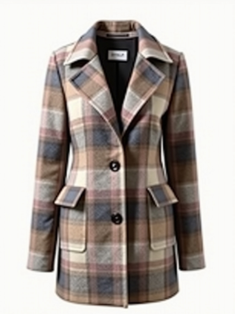 Veste laine carreaux style bucheron